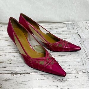 STUART WEITZMAN Hot Pink Mesh Pumps | Fuchsia High Heels